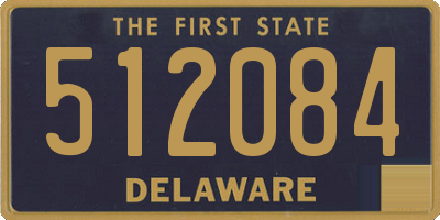 DE license plate 512084