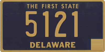 DE license plate 5121