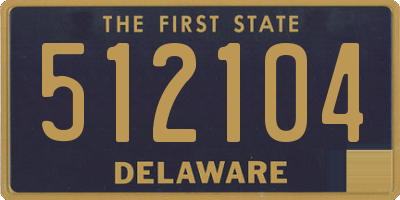 DE license plate 512104
