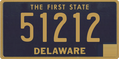 DE license plate 51212