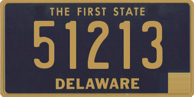 DE license plate 51213