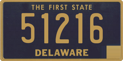 DE license plate 51216