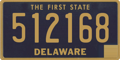 DE license plate 512168
