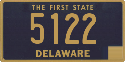 DE license plate 5122