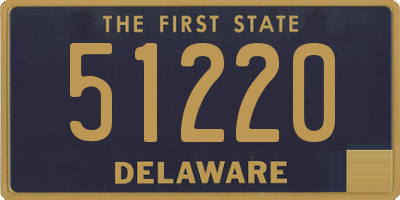 DE license plate 51220