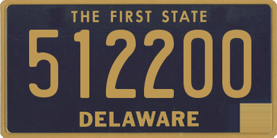 DE license plate 512200