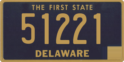 DE license plate 51221