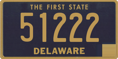 DE license plate 51222