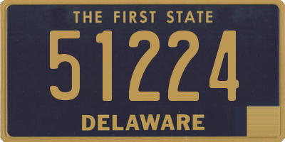 DE license plate 51224