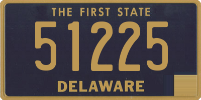 DE license plate 51225