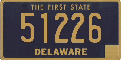 DE license plate 51226