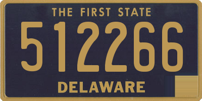 DE license plate 512266