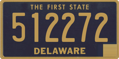 DE license plate 512272