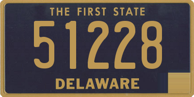 DE license plate 51228