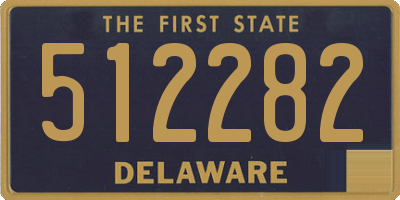 DE license plate 512282