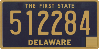 DE license plate 512284