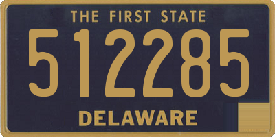 DE license plate 512285