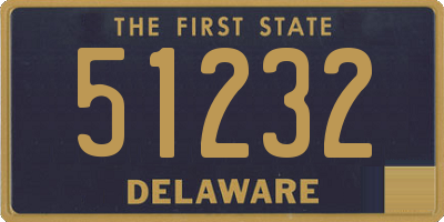 DE license plate 51232