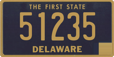 DE license plate 51235