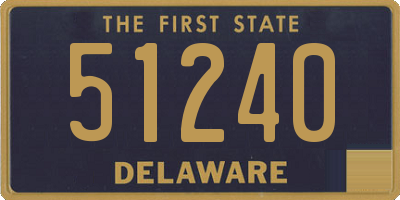 DE license plate 51240