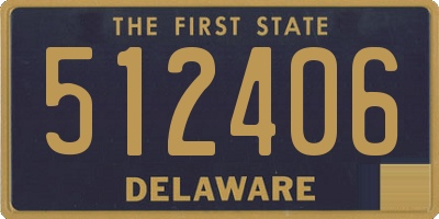 DE license plate 512406