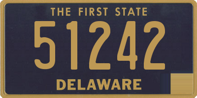 DE license plate 51242