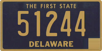 DE license plate 51244