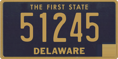 DE license plate 51245