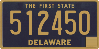 DE license plate 512450
