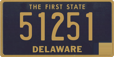 DE license plate 51251