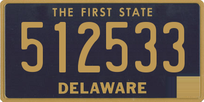 DE license plate 512533