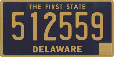 DE license plate 512559