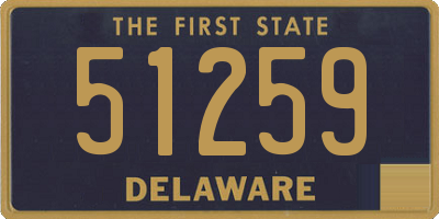 DE license plate 51259