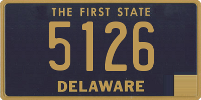 DE license plate 5126