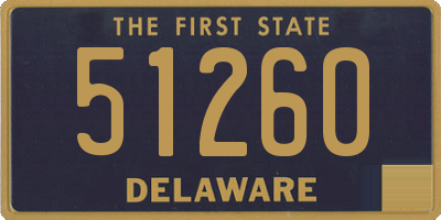 DE license plate 51260