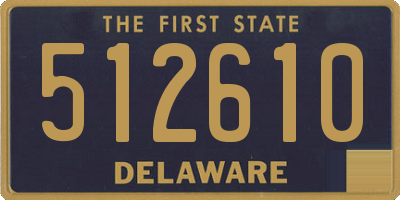 DE license plate 512610