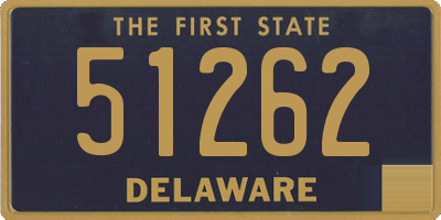 DE license plate 51262