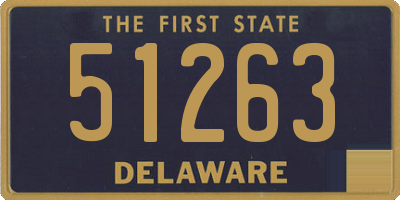 DE license plate 51263