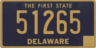 DE license plate 51265