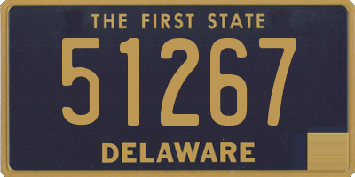 DE license plate 51267