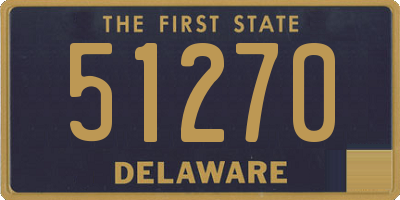 DE license plate 51270