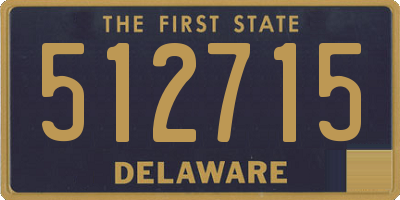 DE license plate 512715