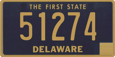 DE license plate 51274