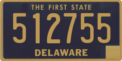 DE license plate 512755
