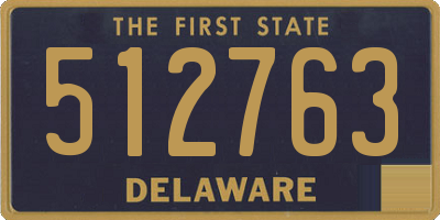 DE license plate 512763