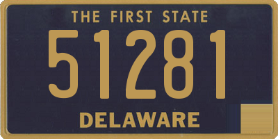 DE license plate 51281