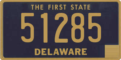 DE license plate 51285