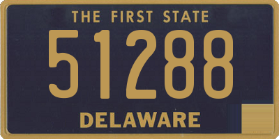 DE license plate 51288