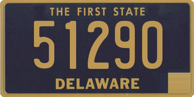 DE license plate 51290