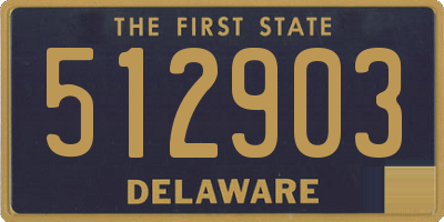 DE license plate 512903